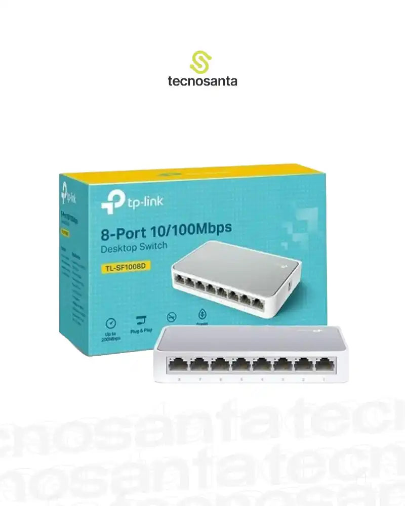 SWITCH TP-LINK 8 PUERTOS LS1008 10/100