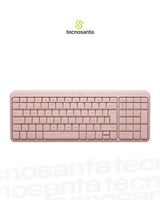 TECLADO LOGITECH K250 - INALAMBRICO - BLUETOOTH - COMPACTO - ROSA