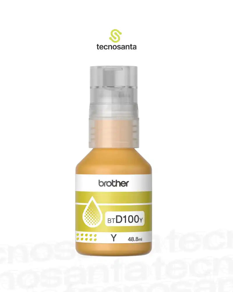 TINTA BROTHER BTD100Y YELLOW - 48,8ML - COMPATIBLE CON MC-T930DW -DCP-T830DW- DCP-T730DW - DCP-T530DW - DCPT430W - DCP-T230