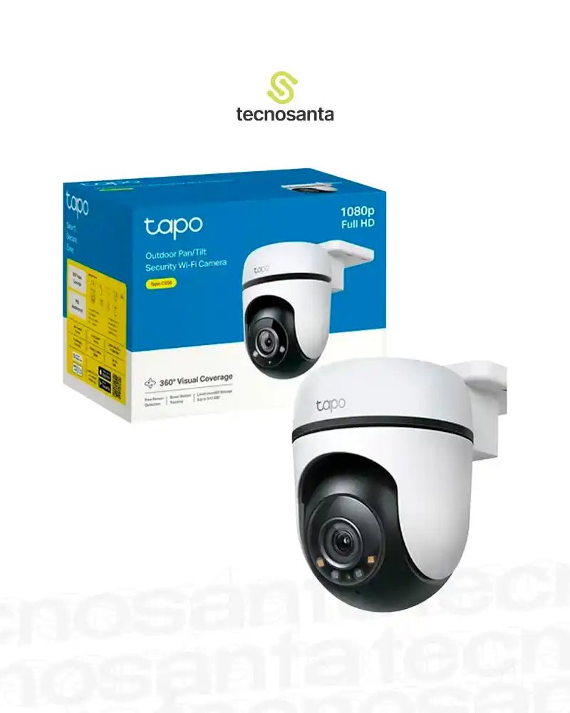 TP-LINK TAPO C500 - PARA EXTERIORES - 360 HORIZONTAL - 130 VERTICAL - 1080P FHD -MICROFONO Y ALTAVOZ -HASTA 512GB - DETECCION DE MOV - VISION NOC