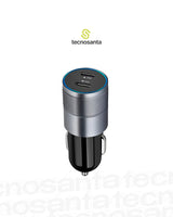 Cargador para automóvil doble USB-C