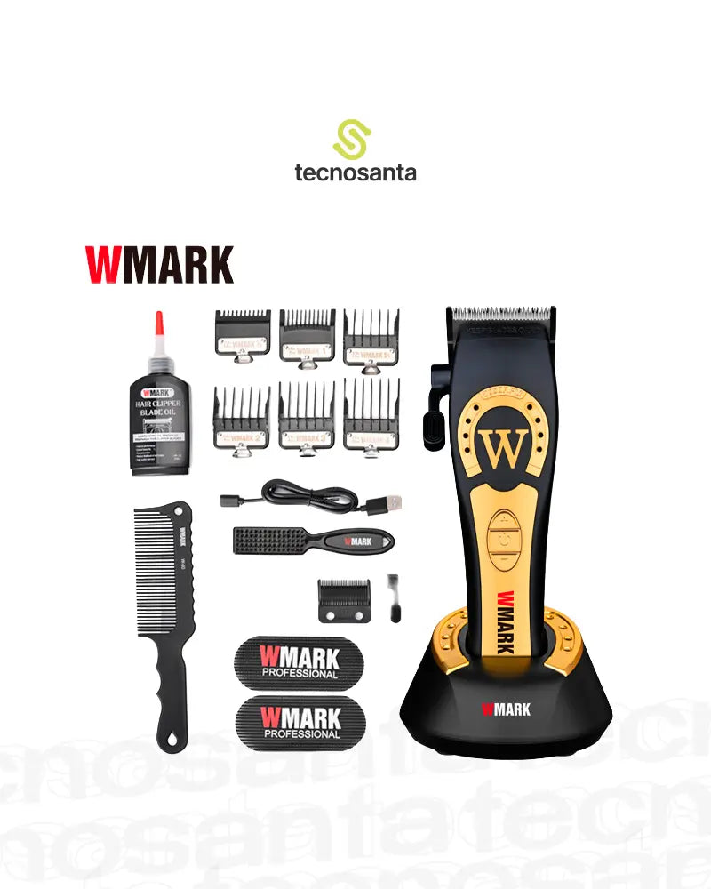 WMARK 8030 Cortadora De Cabello Uso Pro 4 Niveles De Velocidad