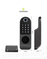 Cerradura Inteligente Electrónica con Huella, Tarjeta, Clave y Llave