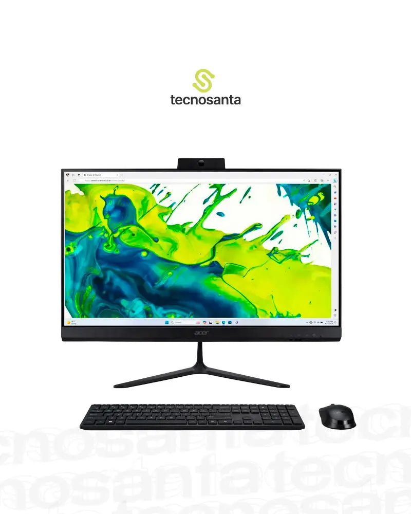 COMPUTADOR TODO EN UNO ACER ASPIRE C24-2YE-13U3UNL-LR11 - INTEL CORE I3 1305U - 8GB DDR4 - 512GB SSD - PANTALLA 23,8" FHD - NO DVD - RJ45 - FREEDOS - NEGRO