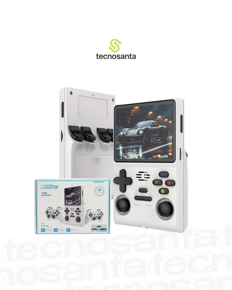 Consola de Videojuegos Portátil M18 Pro con Dos Controles Inalámbricos