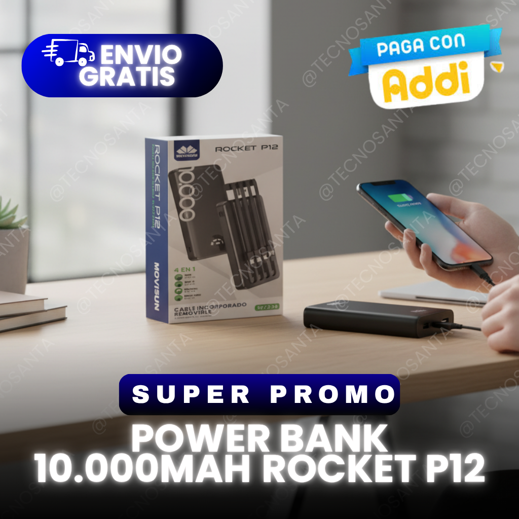 Power bank ROCKET P12 10.000MAH