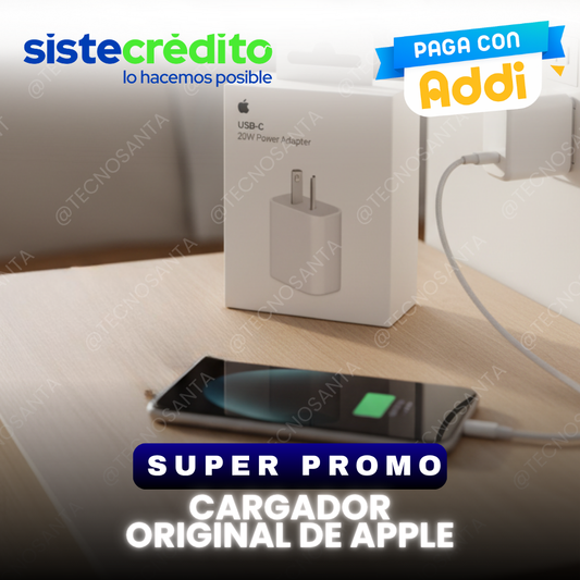 cargador original de apple