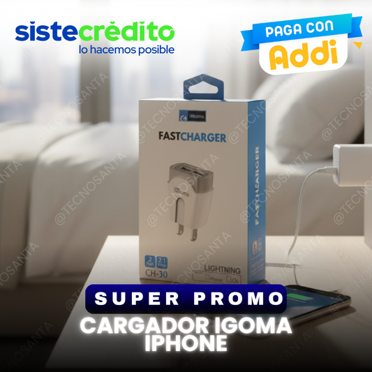 cargador igoma iphone