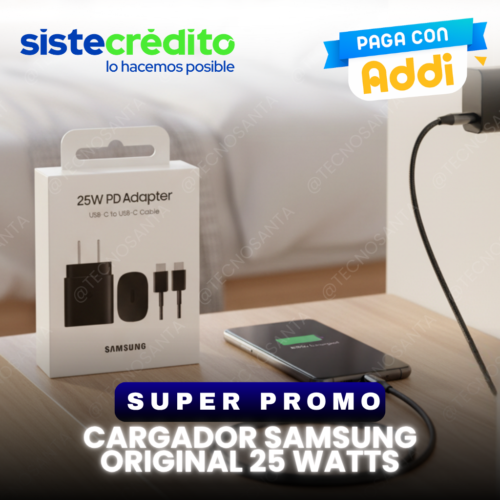 Cargador Samsung Original 25 Watts