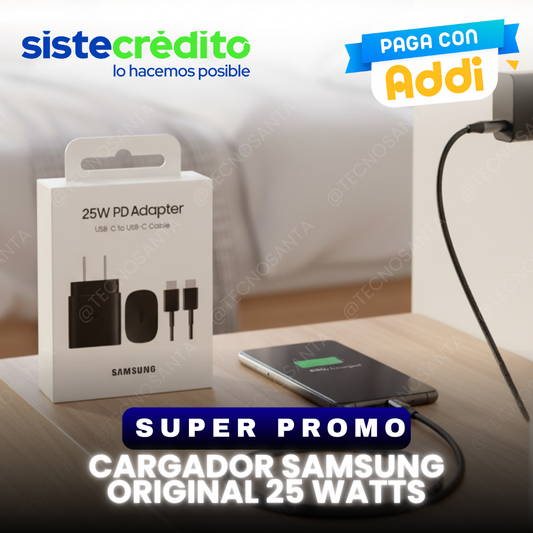 Cargador Samsung Original 25 Watts