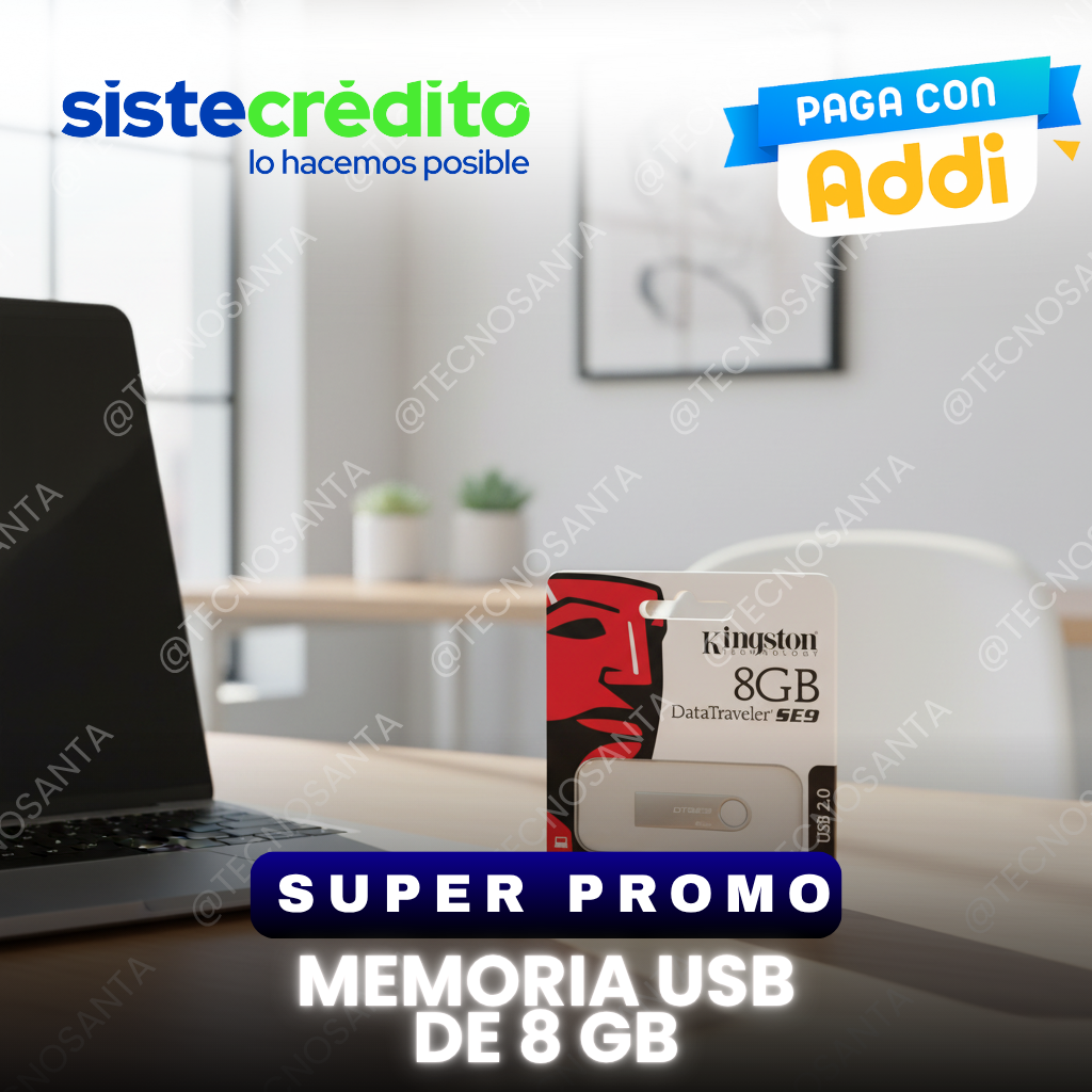 Memoria Usb De 8 Gb