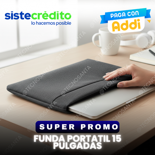 Funda Portatil 15 Pulgadas