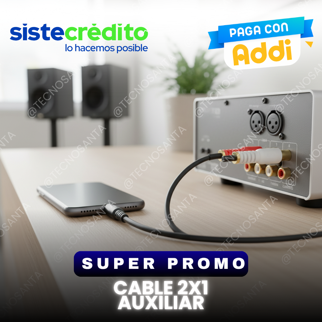 Cable 2x1 Auxiliar