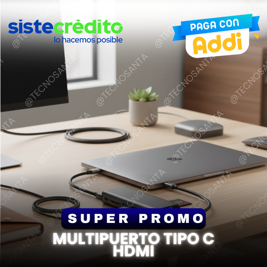 multipuerto tipo c hdmi