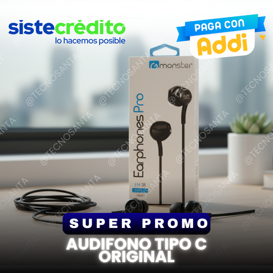 audifono tipo c original