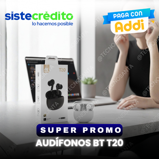 Audífonos bt t20