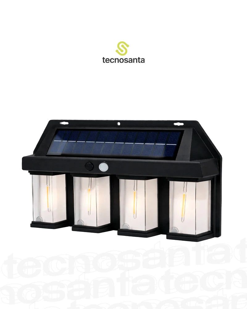 Lampara solar de pared