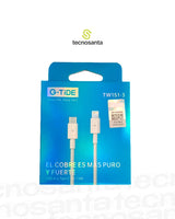 Cargador Carga Rápida Tipo Lightning G-TIDE GO233 de 30W