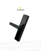Cerradura de puerta inteligente con manija y teclado