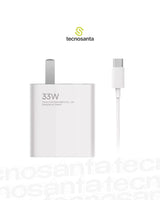Cargador Original Xiaomi 33W + Cable  USB Tipo C Carga Rápida