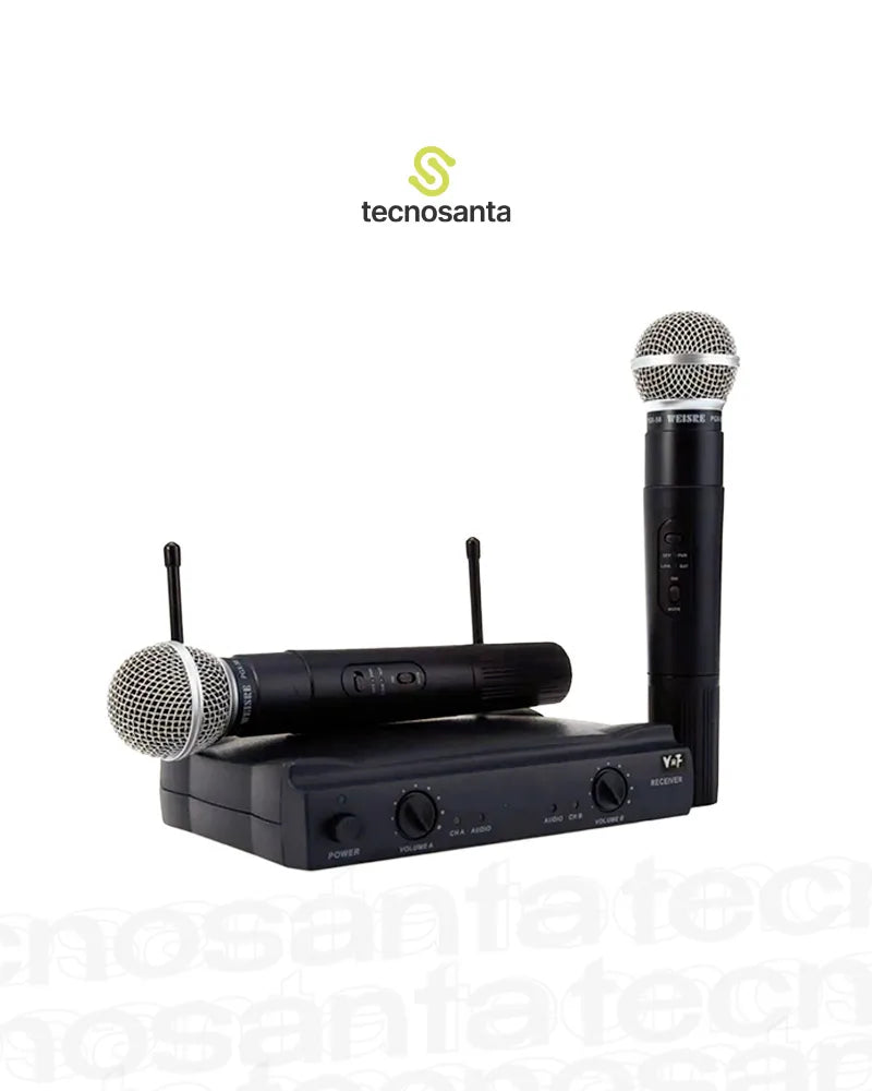Micrófonos Inalámbricos UHF Profesional SM-S8II