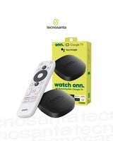 Convertidor Smart Tv Watch Onn Streaming 4k Uhd Google Tv Asistente De Voz