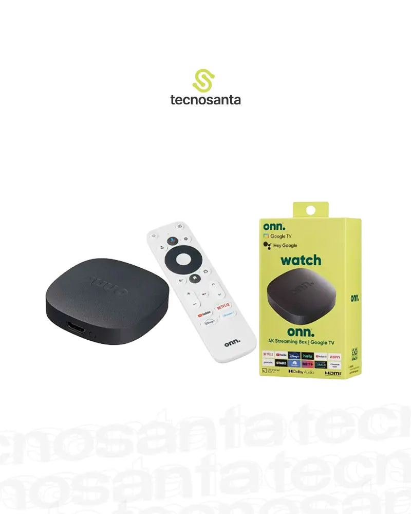 Convertidor Smart Tv Watch Onn Streaming 4k Uhd Google Tv Asistente De Voz