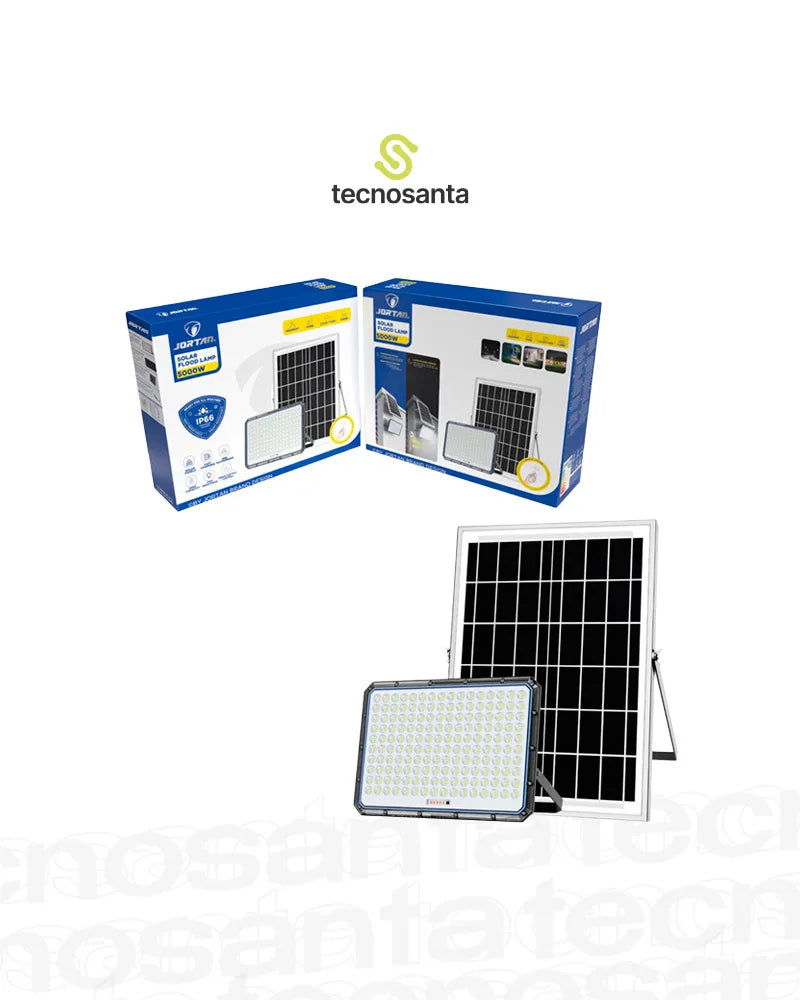 Reflector para Exteriores con Panel Solar 5000W
