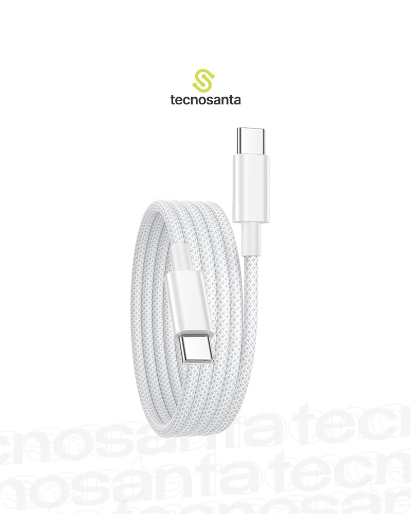 Cable iPhone Tipo C – Tipo C Trenzado 1M / 2M