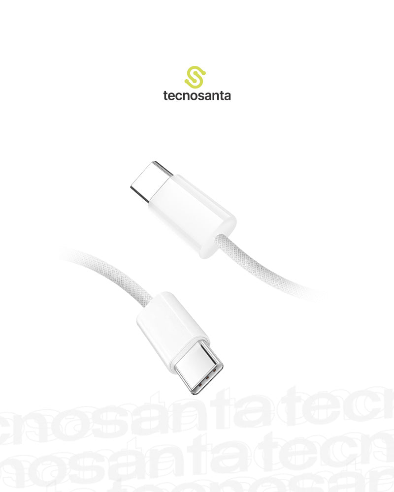 Cable iPhone Tipo C – Tipo C Trenzado 1M / 2M