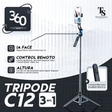 Tripode Inteligente C12 con Seguimiento Automático IA